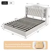 INONEFT Boxspringbetten Polsterbett 140x200 mit LED und  Produktbild-Vorschau 9