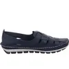 Gemini Damen Slipper Leder Flechtoptik Klettverschluss Produktbild-Vorschau 19