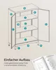 Stahlregal - Schrank - Stahlbox - Große Platten - 40 cm x Produktbild-Vorschau 5