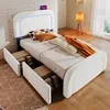 STILVORA Polsterbett 90x200cm Jugendbett mit Produktbild-Vorschau 2
