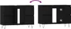vidaXL Badschrank Schwarz 80x33x60 cm Holzwerkstoff Produktbild-Vorschau 9