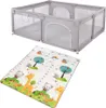 Baby Laufgitter mit Matte 150x180cm Laufstall Rutschfester Produktbild-Vorschau 1