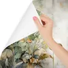 Muralo Selbstklebende Fototapete Tropische BLÄTTER Aquarell Produktbild-Vorschau 3