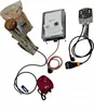 A collection of items for an electric smoking chamber, including a smoke generator, control unit, and wood chips. Náhled obrázku produktu