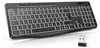 Gaming PC- Leise Tastatur QWERTZ Weiß Beleuchtet Produktbild-Vorschau 1