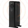 A black oil-filled radiator heater shown from a front diagonal angle. Produktbild-Vorschau