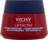 A close-up studio shot of a Vichy Liftactiv B3 Tone Correcting Night Cream jar. Náhľad obrázku produktu