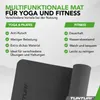 Tunturi Dicke Yogamatte 8mm - Rutschfest Gymnastikmatte  - Produktbild-Vorschau 5