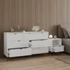 Nachttisch Livinity Aterno Weiß 2er Set, Model 58900 Produktbild-Vorschau 4