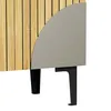 Merax Moderner Aufbewahrungsschrank mit schwarze PVC-Beine, Produktbild-Vorschau 9