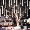 2.4M 192 LED Icicle Fairy Lights 30cm 8 Tubi Meteor Shower Anteprima dell’immagine prodotto 1