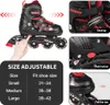 Einstellbare beleuchtete Inline Skates mit leuchtenden Produktbild-Vorschau 2