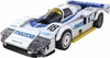 A white and blue Lego-style model of a Mazda 787B race car with the number 18. Voir les images du produit