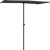 vidaXL Parasol avec mât en aluminium 180x110 cm noir Voir les images du produit 3
