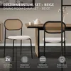 ML-Design jedálenské stoličky set 2, béžová, kuchynská Náhľad obrázku produktu 2