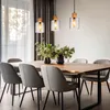 Globo Lighting Hängeleuchte Metall schwarz matt, Holz Produktbild-Vorschau 4