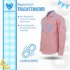 Trachtenhemd für trachten lederhosen freizeit Hemd Produktbild-Vorschau 6