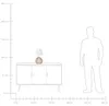 BELIANI Lampa stołowa biała jasnobrązowy 41 cm okrągły Podgląd zdjęcia produktu 9