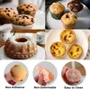 50 Stück Silikon Muffinförmchen Mini Gugelhupfform Produktbild-Vorschau 5