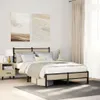 vidaXL Bettgestell ohne Matratze Sonoma-Eiche 120x190 cm Produktbild-Vorschau 2
