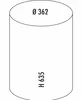 WESCO 134531-23 Odpadkový kôš Baseboy 20 vo farbe MANDEL s Náhľad obrázku produktu 5