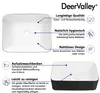 DeerValley DV-1V0001 Badezimmer-Waschbecken 48cm x 37cm Produktbild-Vorschau 8
