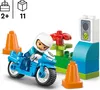 LEGO DUPLO Blaues Polizeimotorrad - Lernspielzeug zur Produktbild-Vorschau 2