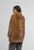 Urban Classics Mantel Damen Oversized Faux Fur Leo Coat Voir les images du produit 2