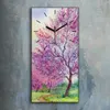 Leinwand Wanduhr Wandkunst Uhr Quarz 30x60 Produktbild-Vorschau 2