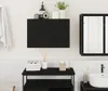 vidaXL Armadio a muro per il bagno nero 60x25x40 cm Anteprima dell’immagine prodotto 3