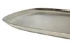Piatto decorativo in metallo argento Ciotola decorativa Anteprima dell’immagine prodotto 5