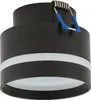Einbaustrahler Aluminium GX53 rund D: 8,5 cm Schwarz Modern Produktbild-Vorschau 1