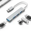 A USB C hub and several USB devices are arranged on a white background. Produktbild-Vorschau