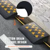 VEVOR 2x Schwellenrampe Vollgummi Türschwellenrampe Max. Produktbild-Vorschau 5