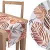 Tischläufer mit Muster 40 x 140 cm Große Blätter Orange Produktbild-Vorschau 2