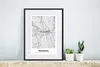 MuchoWow® Gerahmtes Poster Passau - Stadtplan - Deutschland Produktbild-Vorschau 6
