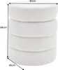 riess-ambiente Runder Hocker VOGUE 50cm creme weiß Bouclé Produktbild-Vorschau 12