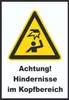 Achtung Hindernisse im Kopfbereich A6 Rückseite Produktbild-Vorschau 1