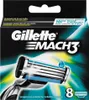 The image shows the packaging of Gillette Mach3 razor blades. Produktbild-Vorschau