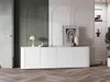 AZELIO 4D Sideboard in Weiß, Maße 60x215x37cm (HBT), mit Produktbild-Vorschau 4