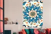 MuchoWow® Poster Sonnenblume - Blau - Orange - Abstrakt Produktbild-Vorschau 3