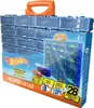 A Hot Wheels Multibrick Car Case with multiple compartments for toy cars, shown with some cars inside. Náhľad obrázku produktu