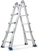 Jopassy Escabeau télescopique Alu léger 4x5 plans Argent Voir les images du produit 1