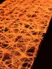 1lfm PSYWORK Schwarzlicht Dekovlies Grob Orange, 30cm Produktbild-Vorschau 1