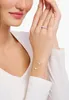 Bracciale con cuore di zirconi bianchi in argento Anteprima dell’immagine prodotto 5