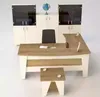 Brauner Eckschreibtisch Exklusives Design Bürotisch Produktbild-Vorschau 1