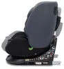 A side view of a gray and black child car seat, tilted forward. Produktbild-Vorschau