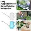 Edelstahl Gießkanne 1L,Lange Düse, transparenter Korpus mit Produktbild-Vorschau 5