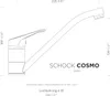 SCHOCK Armatur COSMO in ONYX mit schwenkbarem Festauslauf / Produktbild-Vorschau 2
