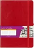 Antra A4 Notizbuch mit Gummiband, Rot, Kariert, 192 Seiten, Produktbild-Vorschau 2